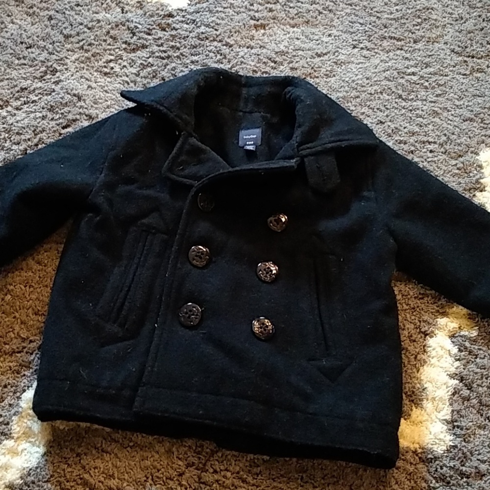 Black BabyGap Pea Coat